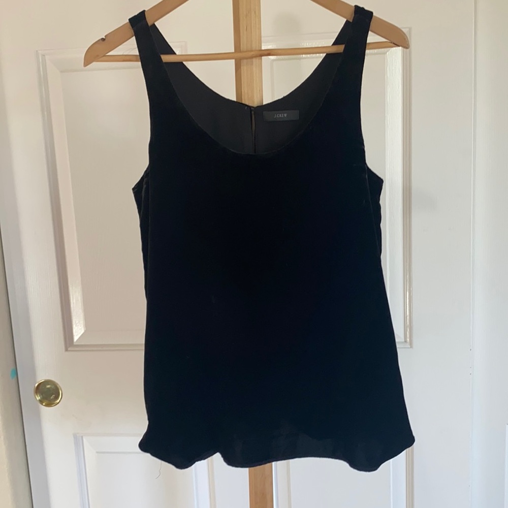 J.crew velvet top